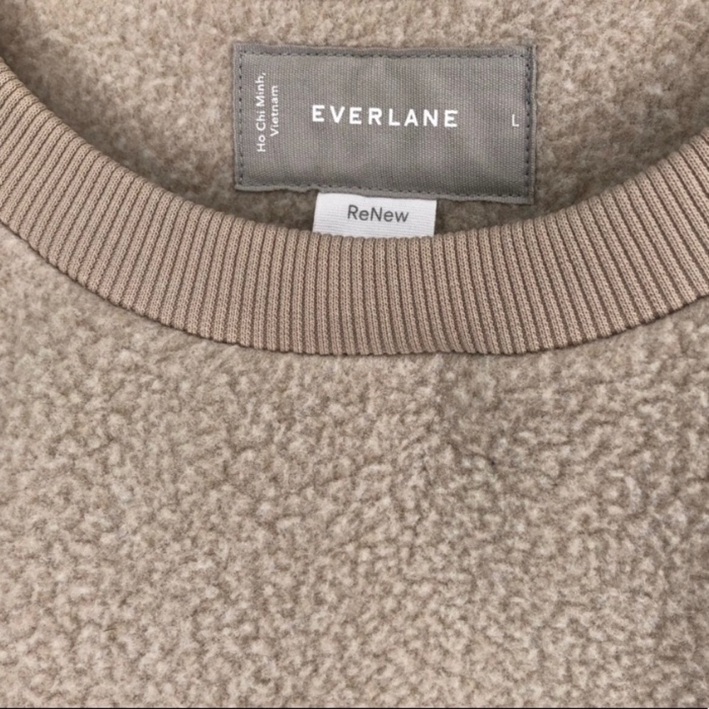 Everlane The ReNew Fleece Sweatshirt ‘Beige’